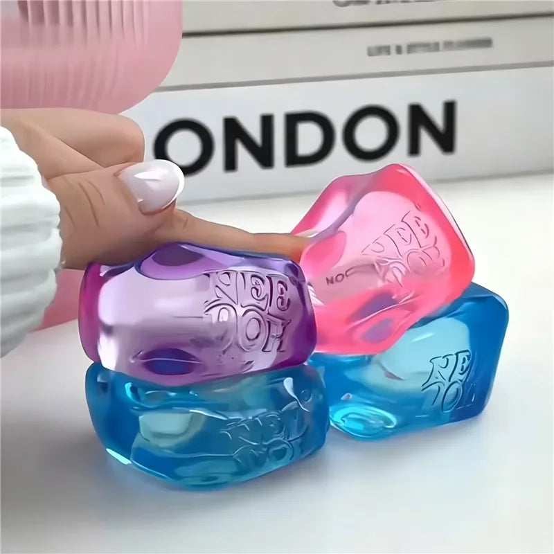 New Needoh Nice Ice Baby Shaped Sensory Toy Super Solid Squish Stress Relief Squeeze Toy For Adult Anxiety Relief Relaxation