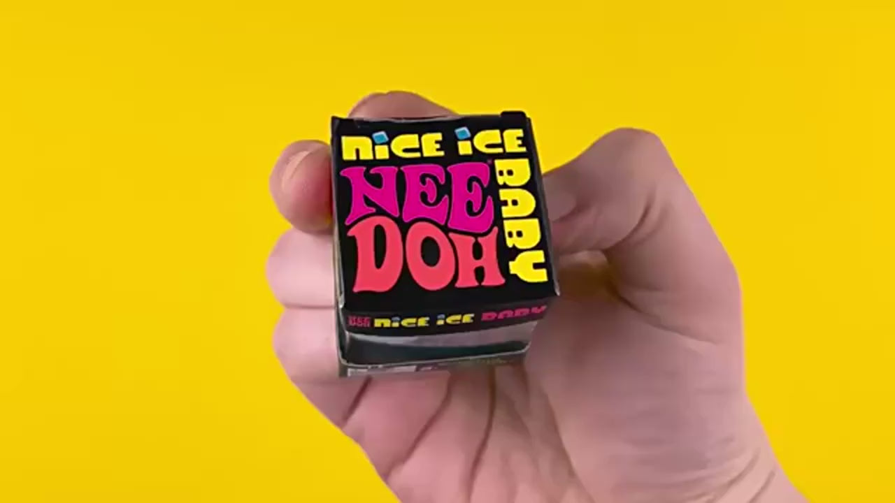 NeeDoh Nice Cube Squishy Stress Soft Stretchy Sensory Fidget Toy for Anxiety Relief ADHD Focus Stress Relief for Adults Kids